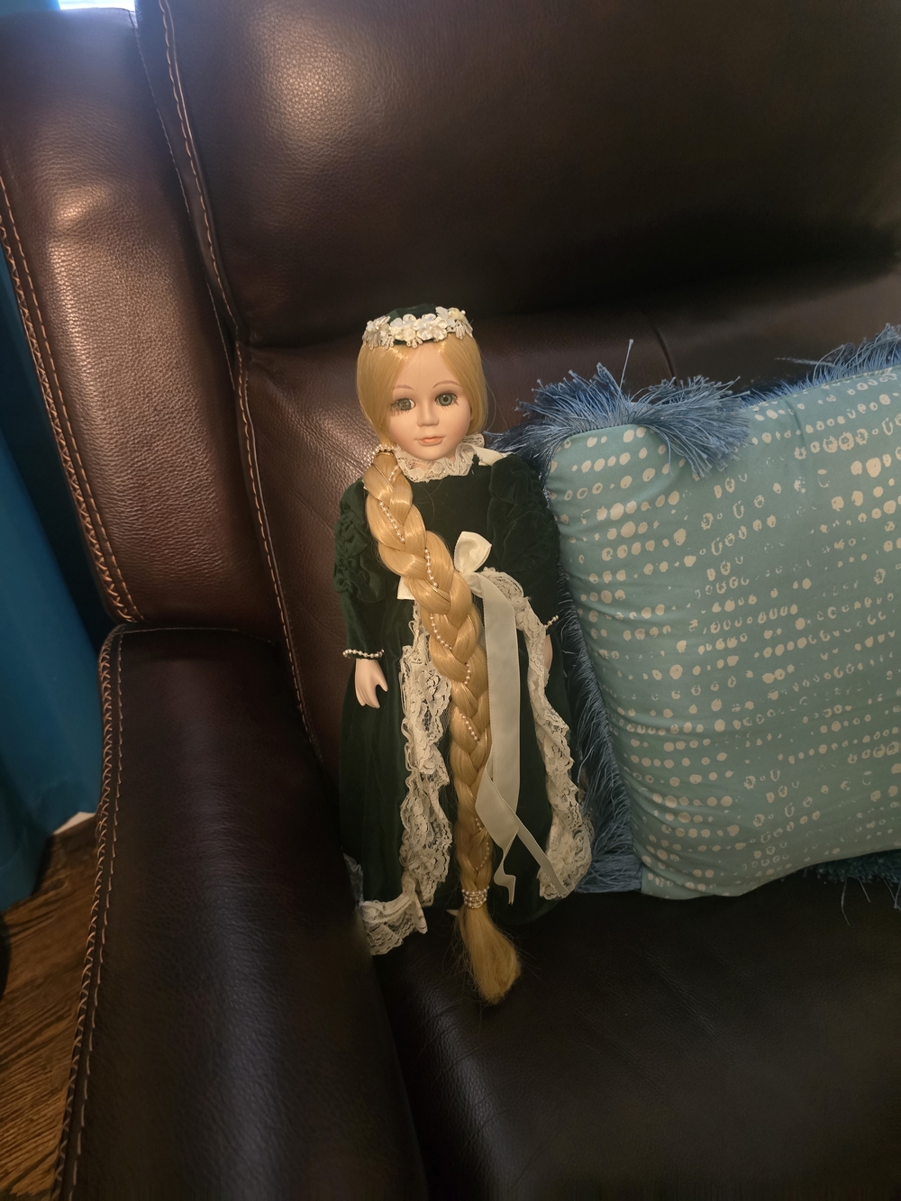 VIntage Rapunzel porcelain Doll